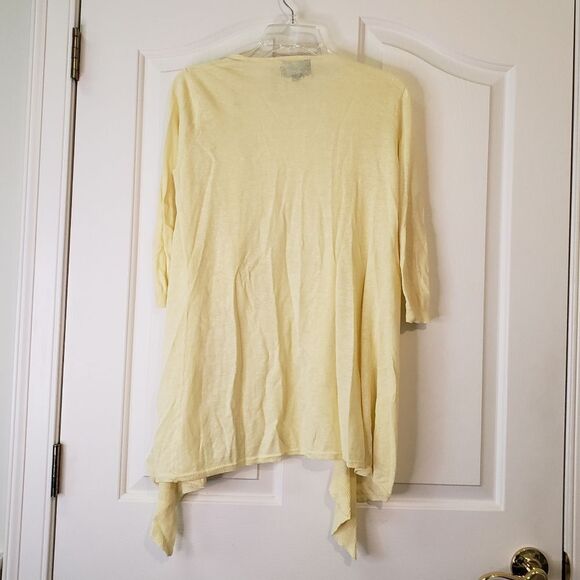 Cynthia Rowley Yellow Ruffled Women's Sweater - Picture 2 of 4